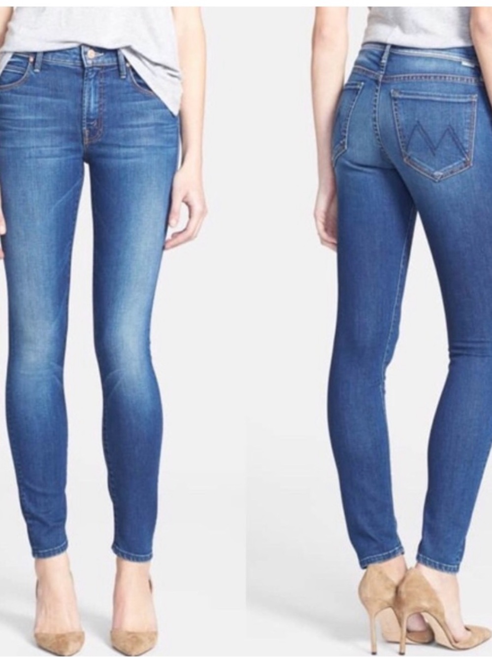 MOTHER Jeans The Charmer Off The Edge Size 28